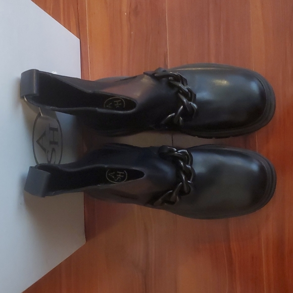 Ash Squall Chain Chelsea Boot Black Womens NIB Size 9 - Picture 8 of 14